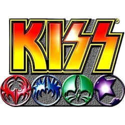 Kiss Logo & Icons Odznak 31 x 20 mm