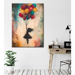 Wallity Dekorativna slika na platnu, 50x70cm, Šarena