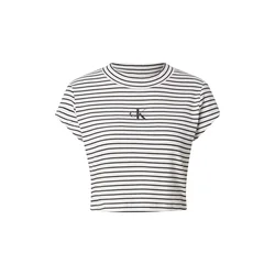Calvin Klein Jeans Majica črna/bela