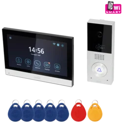 home Žični video interfon, 7 zaslon, AHD kamera, RFID, IP65 - DPV SMART