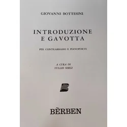 BOTTESINI:INTRODUZIONE E GAVOTTA PER CONTRABBASSO E PIANOFORTE