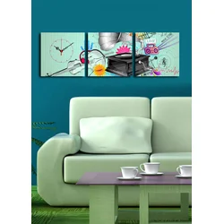 Wallity Zidni sat 3P2828CS-13, 90x28 cm, 3 dela