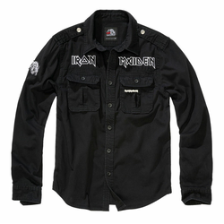 Moška srajca Iron Maiden - EDDIE - Vintage - BRANDIT - 61044-black