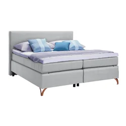 Esposa POSTELJA BOXSPRING 200 cm x 200 cm , tekstil svetlo siva