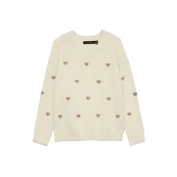 VERO MODA Pulover VMDOFFY bež/kremna