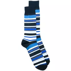 Etro-striped socks-women-Blue