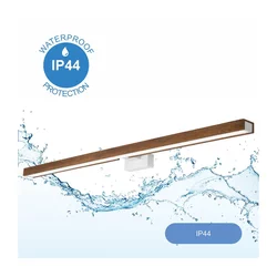 Brilagi-LED Kupatilsko osvetljenje za ogledalo WOODY MIRROR LED/15W/230V IP44 hrast/bela