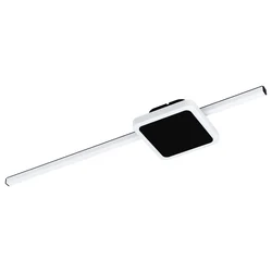 EGLO LED zidna i plafonska lampa SARGINTO 11,7 W 59 cm crna kvadratna 99609