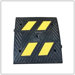 Pik Group Ležeći policajac Safety Rider LP600, Centralna jedinica, 500x600x45mm, 9.3kg, Crno-žuti
