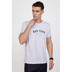 TUDORS Muška majica Slim fit bela