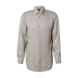ARMANI EXCHANGE Srajca kamela/ecru/črna