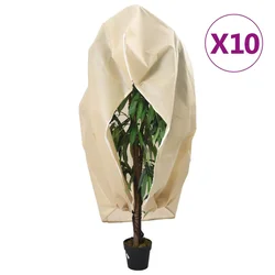 Navlake za biljke od flisa s patentom 10 kom 70 g/m2 2,36x2 m