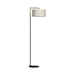 Podna lampa Atlanta E27 maks. 60W crna/bela Milagro