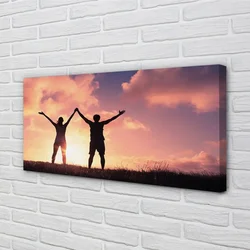 tulup.si Slika na platnu Ljudje zahod 100x50 cm