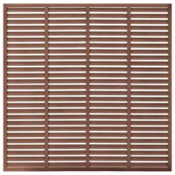 Rešetkasta ograda od WPC-a 180 x 180 cm smeđa