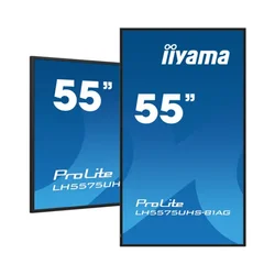Iiyama 55 4K UHD Professional Digital Signage 24/7 display featuring Android OS, FailOver andIntel® SDM slot