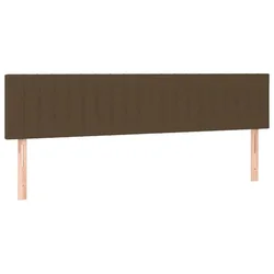 Uzglavlja tamnosmeđa 200x5x78/88 cm od tkanine
