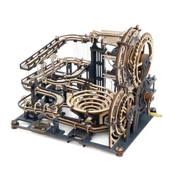 Rokr 3D Drvena slagalica - Rolerkoster Noćni Grad LGA01