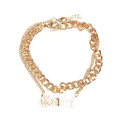 Zodiac Golden Anklet gemini