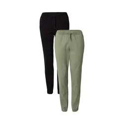 JACK & JONES Hlače JPSTGORDON DYLAN kaki / črna
