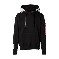 ALPHA INDUSTRIES Majica Alpha črna