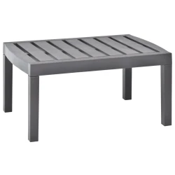 Den Vrtna mizica mocha 78x55x38 cm plastična
