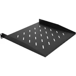 ExeLink Fiksna polica 1U za REK dubine 450mm prednje montiranje,19in,crna