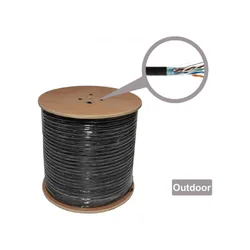 GEMBIRD UPC-6170ME-SOL-OUT UTP kabl, cat.6 outdoor+SAJLA, solid 23AWG, premium CCA, 305m Crni