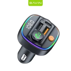 BAVIN PC2012 fm transmiter auto punjač PD 30 w QC 3.0 RGB