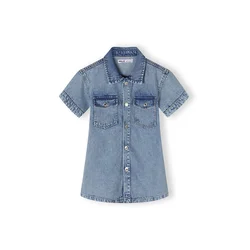 MINOTI Obleka moder denim