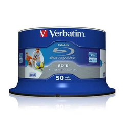 Verbatim 43812 BLU-RAY PRINTABLE 25GB 6X 50 ( 525SP5/Z )