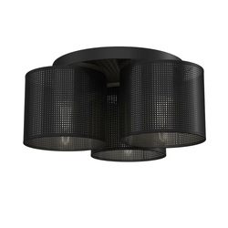 Plafonski luster LOFT SHADE 3xE27/60W/230V crni