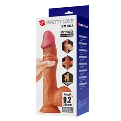 Emeka 9.2inch dildo brown