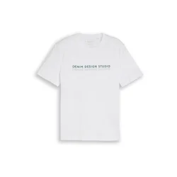 TOM TAILOR DENIM Majica zelena/petrol/bela