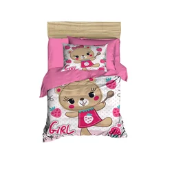 Lessential Maison PH155 Set Posteljine za Bebe - Pink/White/Brown