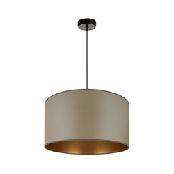Brilagi - Luster na sajli OREGON ROLLER VEGE 1xE27/15W/230V, prečnik 45 cm, u sivoj boji