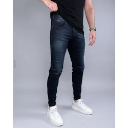 Denistar Muške farmerke 100/2857, Slim fit, Crne
