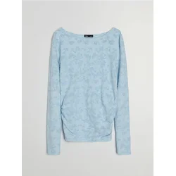 Sinsay - Bluza s dugim rukavima - svetlo plava