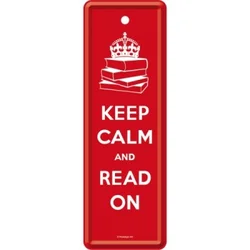 NOSTALGIC ART Metalni obeleživač Keep Calm and Read On