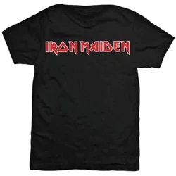 Iron Maiden Majica Logo Unisex Black 2XL