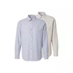 JACK & JONES Srajca JJESUMMER bež/modra/bela