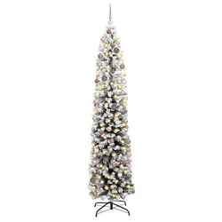 Umjetno božićno drvce Zelena 210 cm PVC i čelik i plastika