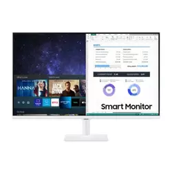 Monitor Samsung 80,1 cm (31,5) S32AM501NU1920x1080 Smart-TV Tizen VA(IPS) 8ms 2xHDMI WiFi BlueTooth HDR10 Daljinec za upravljanje - bele barve