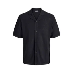 JACK & JONES Pletena jopa JJCHRIS črna
