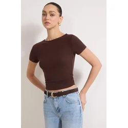 Trendyol Milla Ženska bluza, Braon