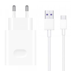 Kucni punjac Huawei USB CP404 22.5W sa Type-C kablom white FULL ORG (55033325)