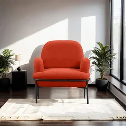 Atelier del Sofa Fotelja Aster, 85 x 80 x 53 cm, Crvena