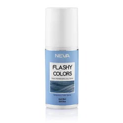 NEVA Flashy colors Sprej za kosu, Svetloplava, 75 ml
