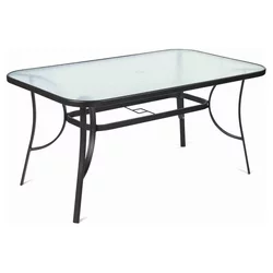 Fieldmann vrtni metalni sto sa providnim staklom, FDZN 5020