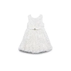 Abel & Lula Elegantna obleka 5050 Bela Regular Fit